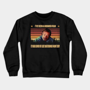 Film Noir Fashion Odyssey Night T-Shirts, A Stylish Homage to the Classic Detective Genre of the 1970s Crewneck Sweatshirt